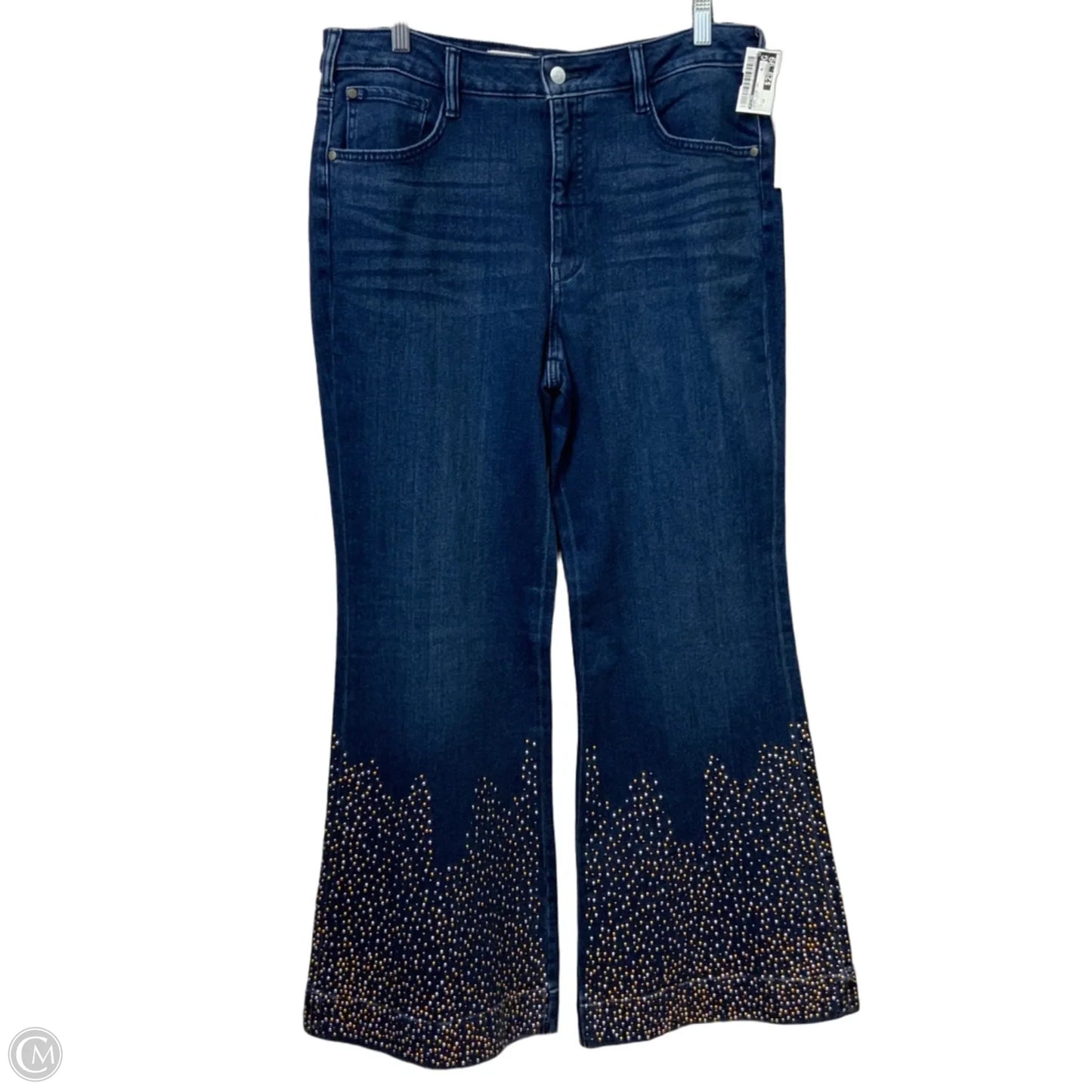 Jeans Wide Leg By Pilcro In Blue Denim, Size: 14