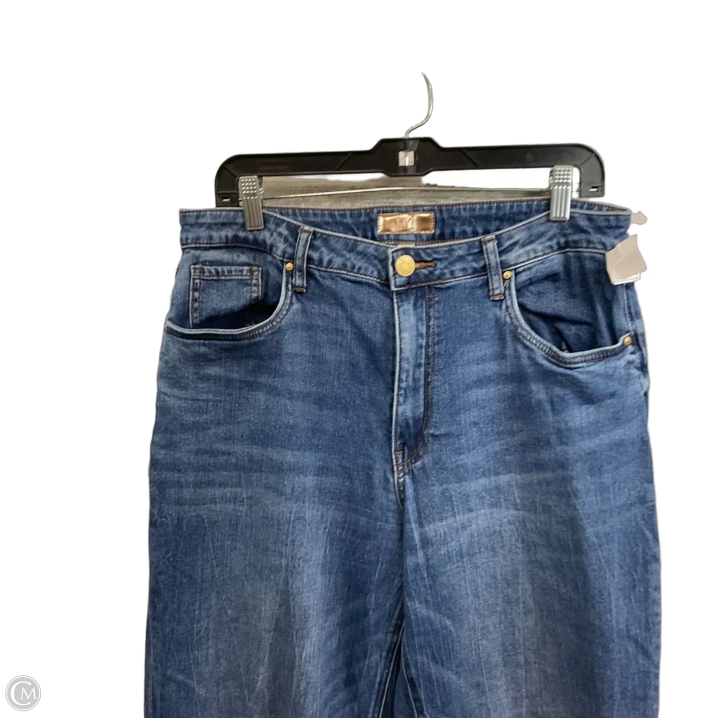Jeans Wide Leg By Kut In Blue Denim, Size: 10