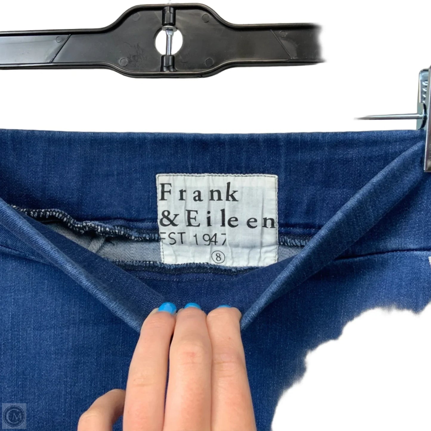 Skirt Midi By Frank And Eileen In Blue Denim, Size: 8