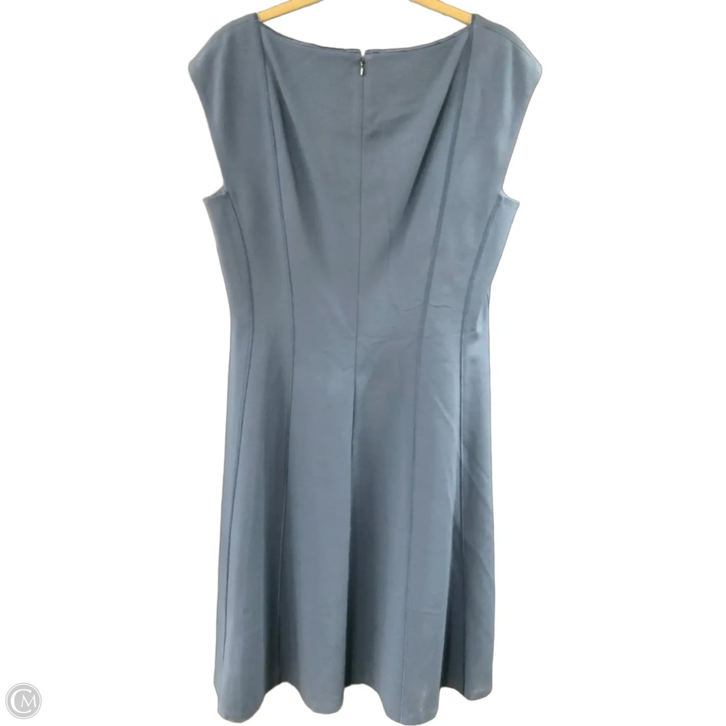 Dress Designer By Lafayette 148 In Blue, Size: L