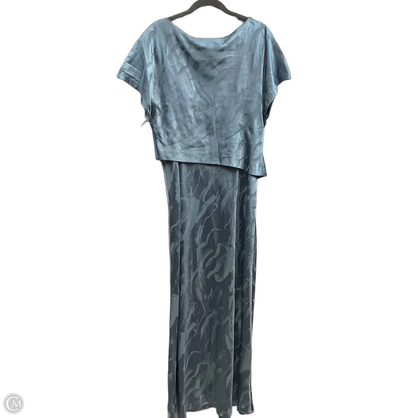 Dress Designer By Lafayette 148 In Blue, Size: L