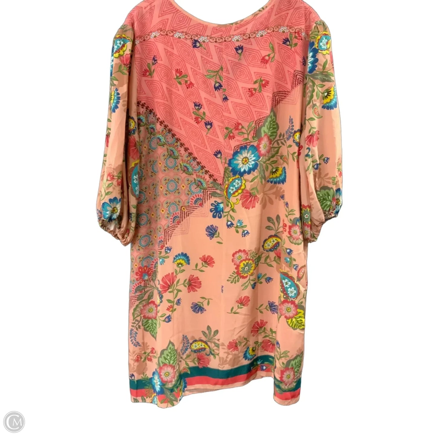 Dress Casual Short By Johnny Was In Pink, Size: Xl