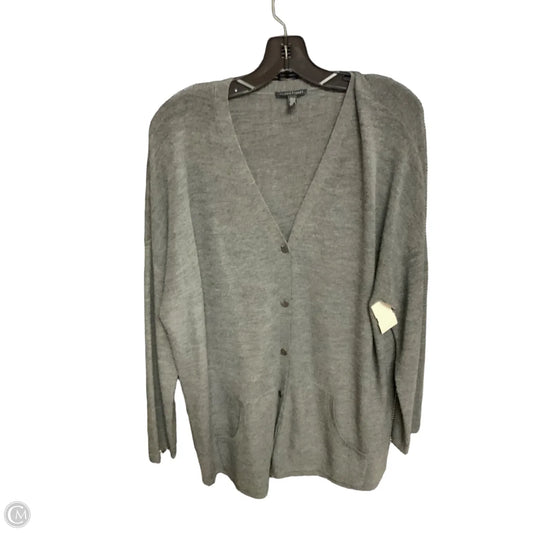 Sweater Cardigan By Eileen Fisher In Black, Size: L