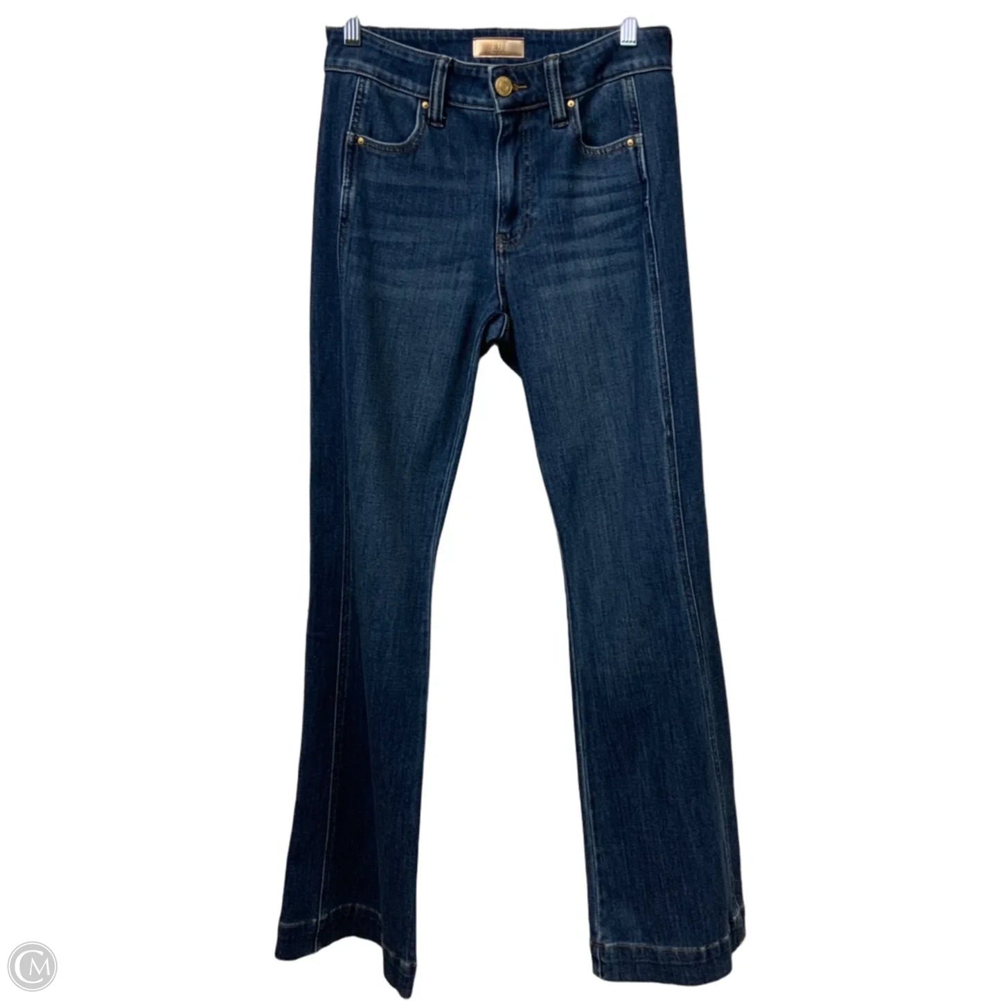 Jeans Flared By Kut In Blue Denim, Size: 4