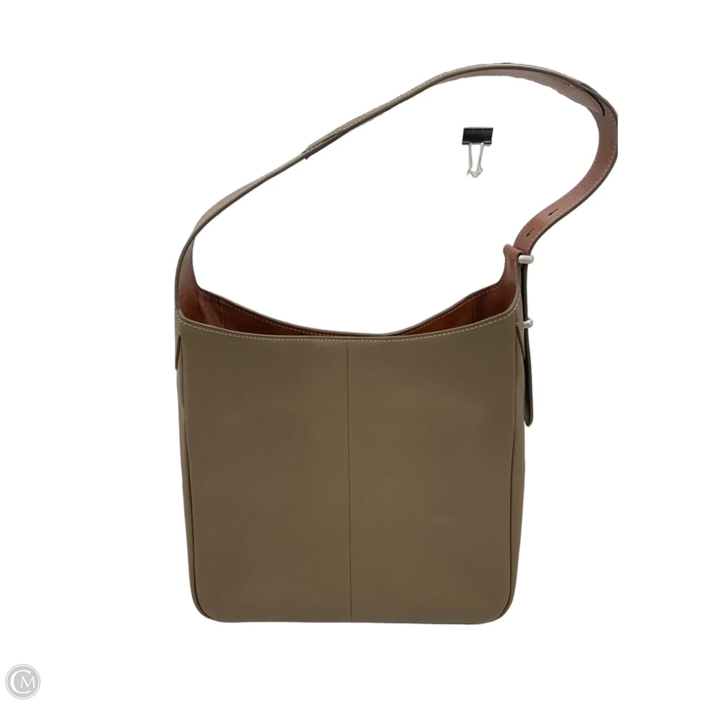 Handbag Leather By Fossil, Size: Large