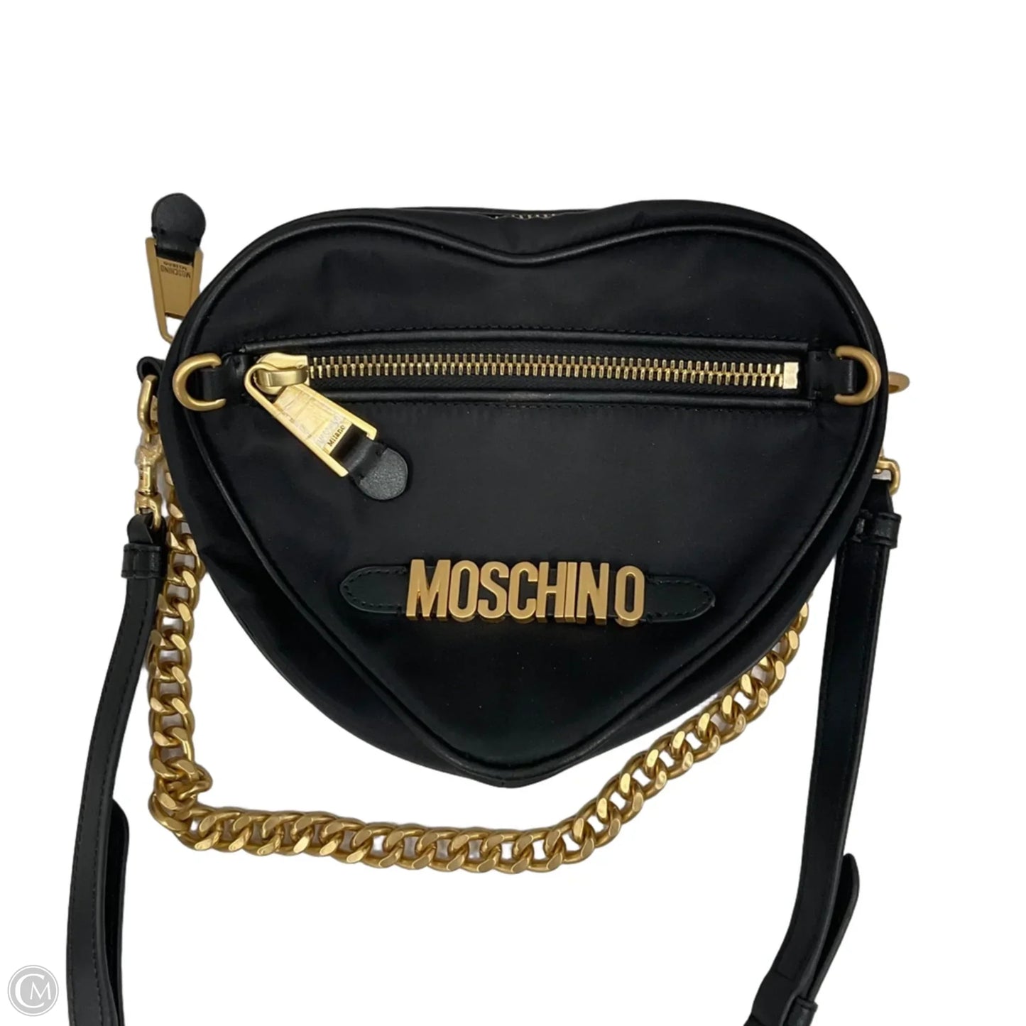 Crossbody Luxury Designer By Moschino, Size: Small