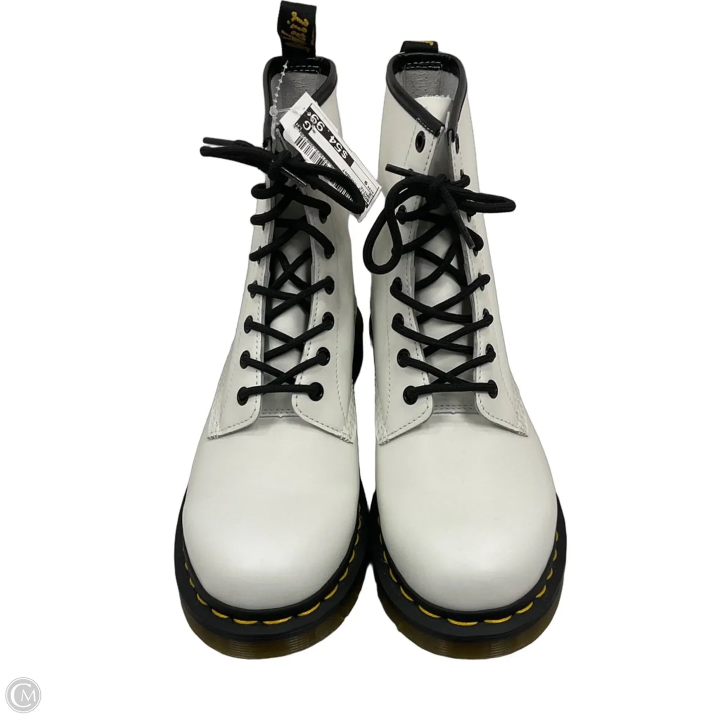 Boots Combat By Dr Martens In White, Size: 9