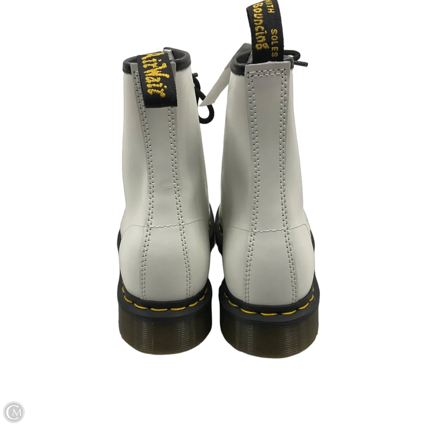 Boots Combat By Dr Martens In White, Size: 9