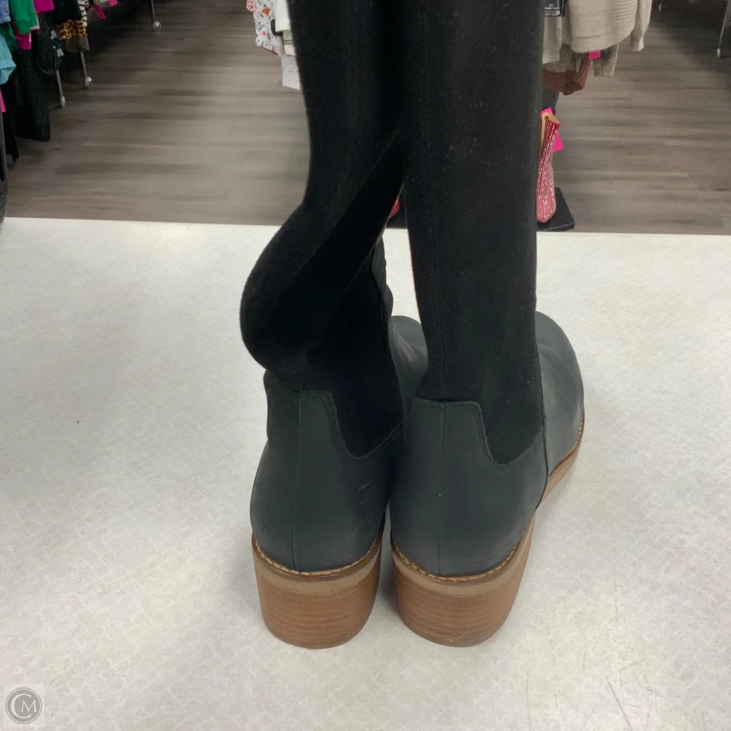 Boots Knee Flats By Lucky Brand In Black, Size: 9