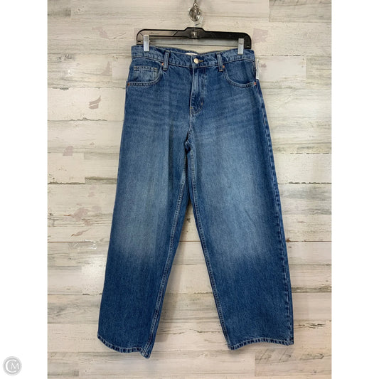 Jeans Wide Leg By Top Shop In Blue Denim, Size: 6