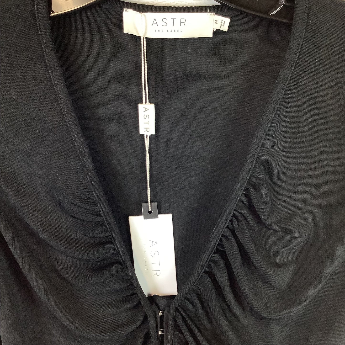 Top Long Sleeve By Astr The Label In Black, Size: M