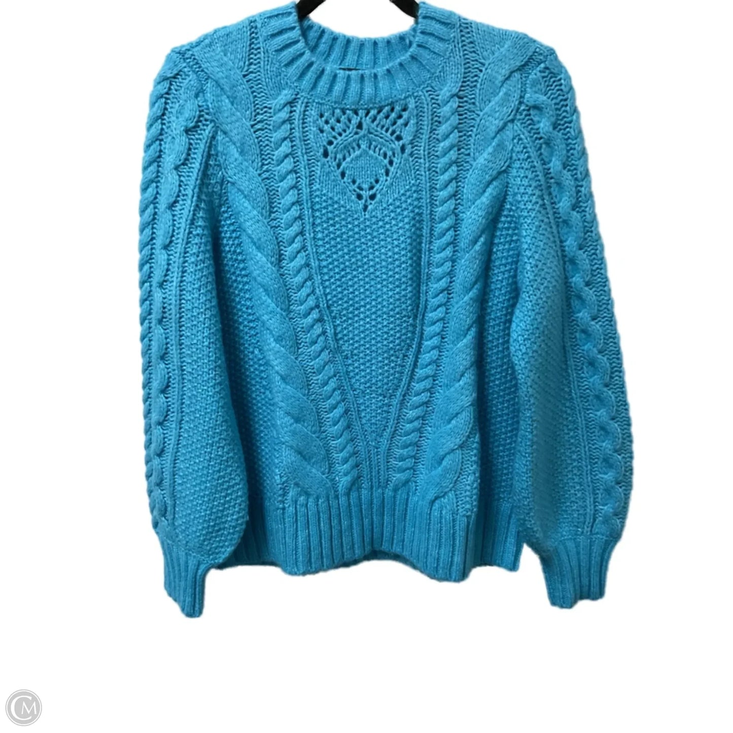 Sweater By Talbots In Aqua, Size: Lp