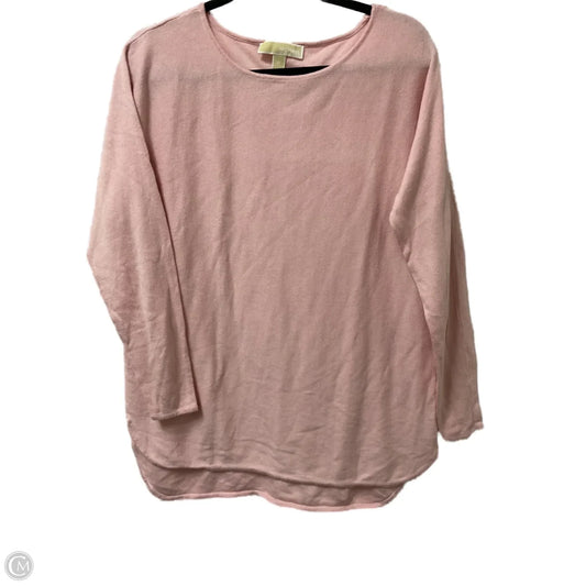 Top Long Sleeve By Michael By Michael Kors In Pink, Size: M