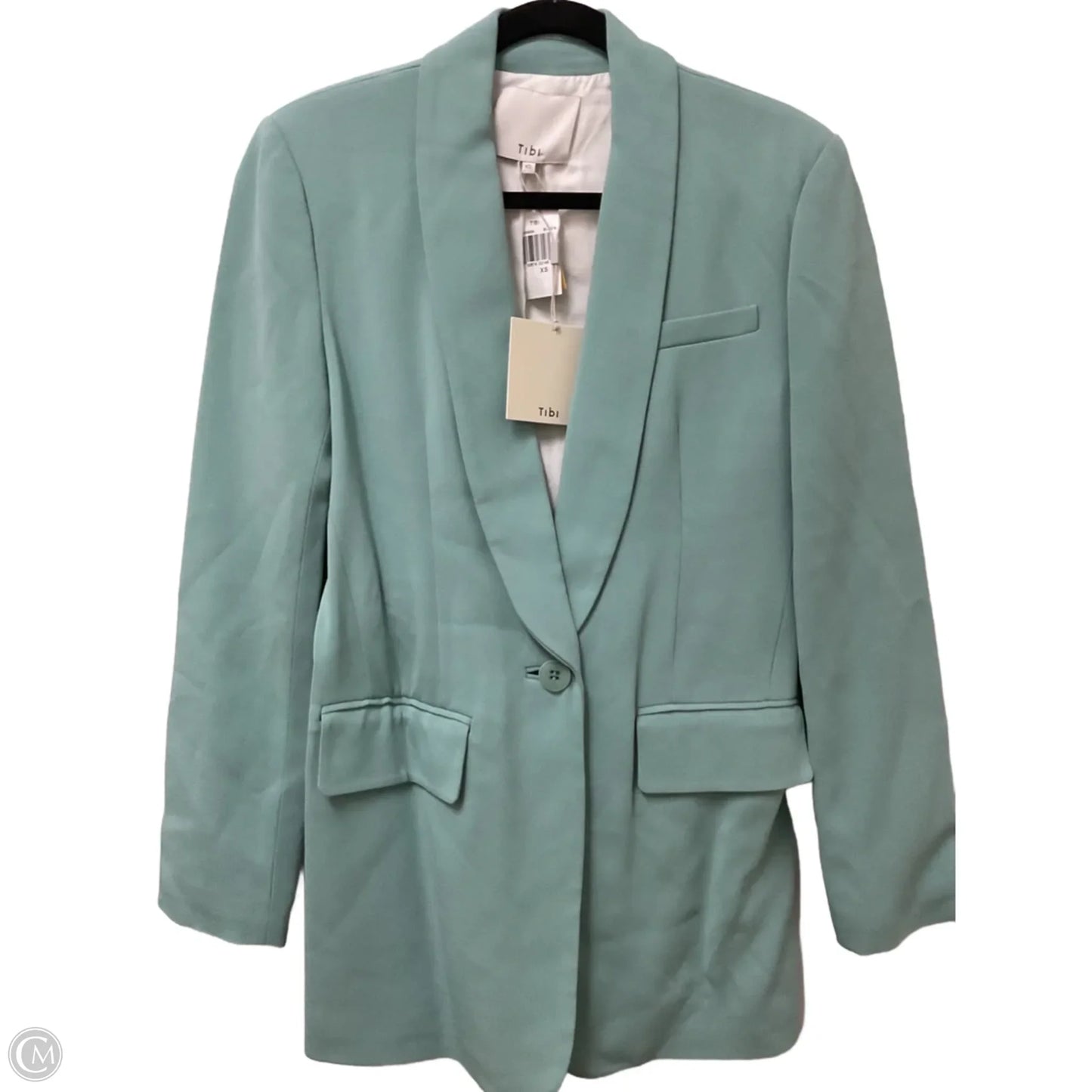 Blazer By Tibi In Aqua, Size: Xs