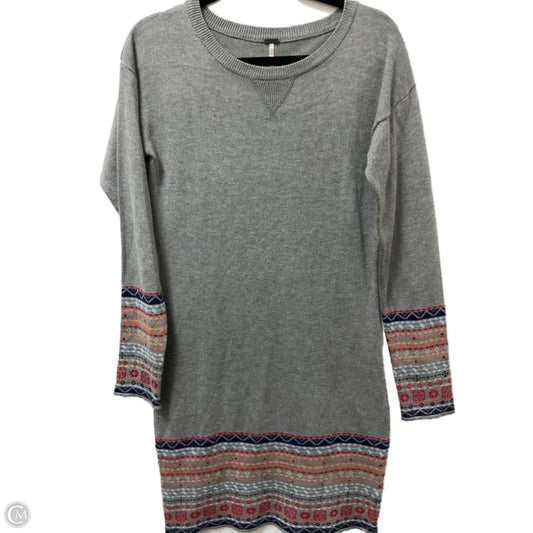 Dress Sweater By Poof In Grey, Size: L