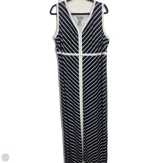 Dress Casual Maxi By Catherines In Black & White, Size: 0x