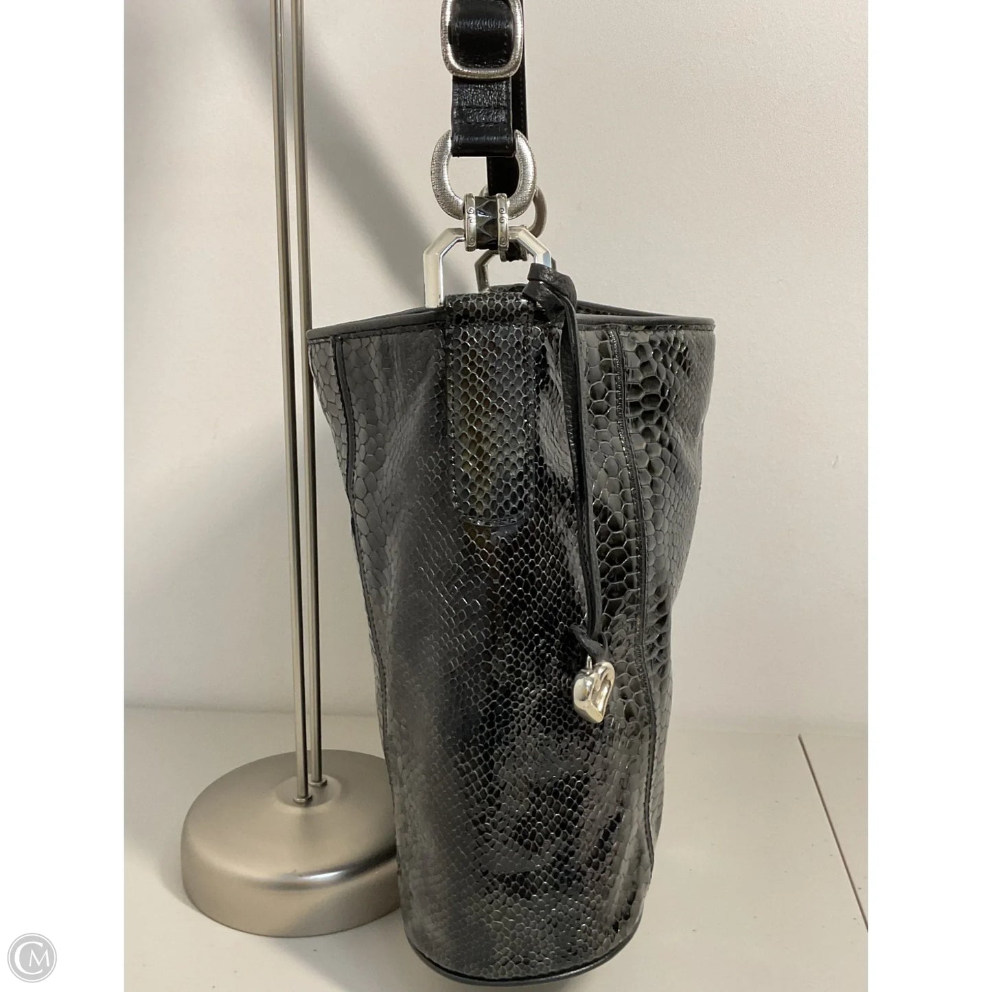Handbag Leather By Brighton, Size: Large
