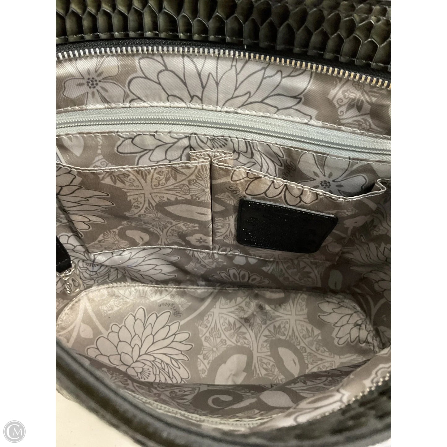 Handbag Leather By Brighton, Size: Large