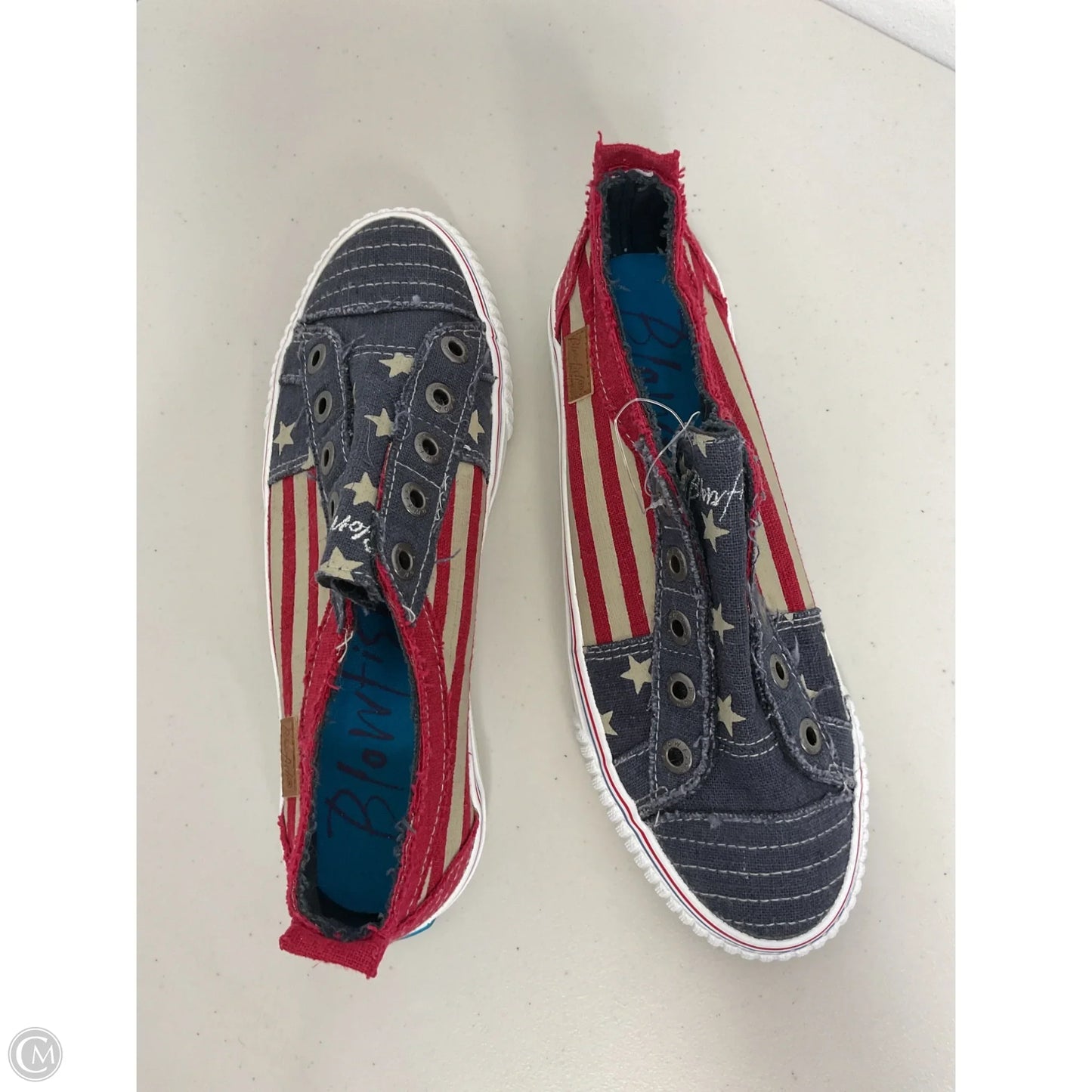 Shoes Sneakers By Blowfish In Blue & Red, Size: 8.5