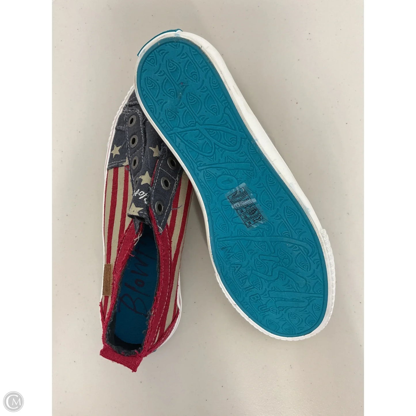 Shoes Sneakers By Blowfish In Blue & Red, Size: 8.5