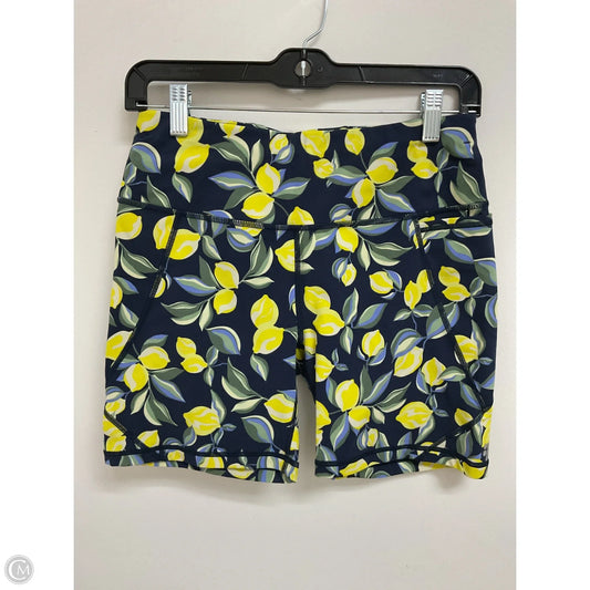 Athletic Shorts By Sweaty Betty In Blue & Yellow, Size: 8