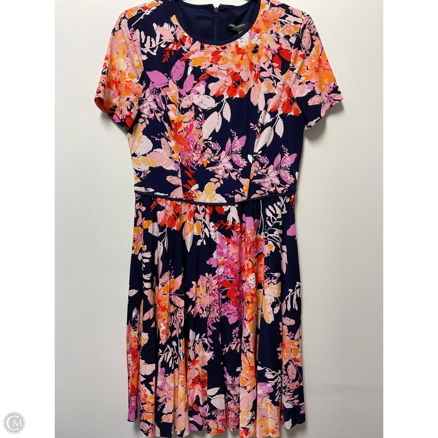 Dress Casual Midi By Maggy London In Floral Print, Size: 8