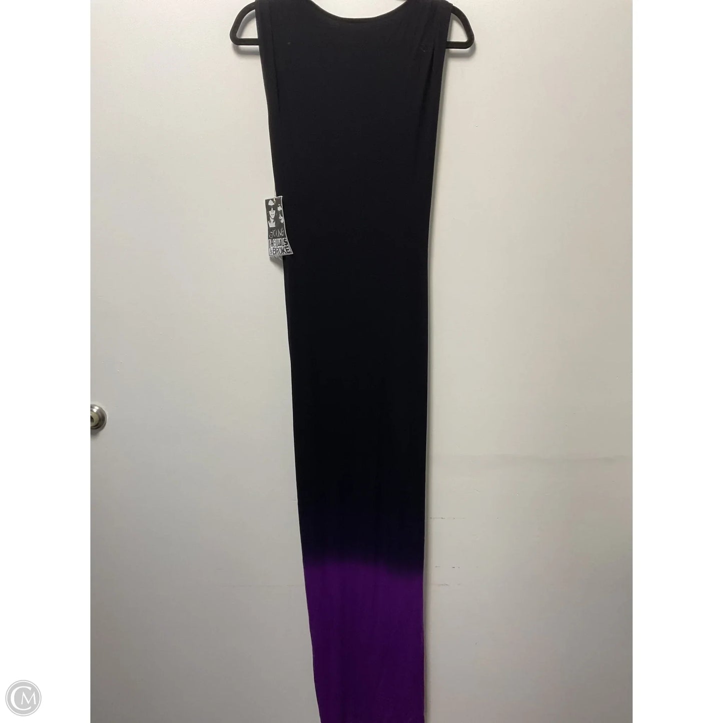 Dress Casual Maxi By Young Fabulous & Broke In Black & Purple, Size: Xs