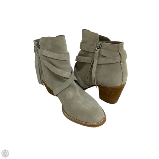 Boots Ankle Heels By Sam Edelman In Taupe, Size: 9.5
