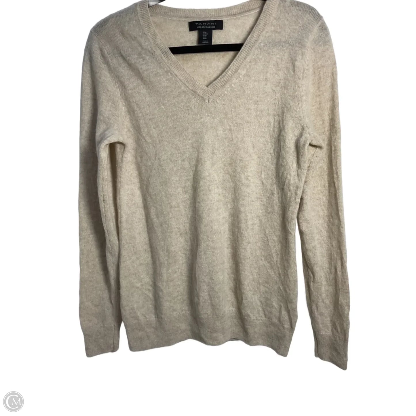 Sweater Cashmere By Tahari In Tan, Size: M