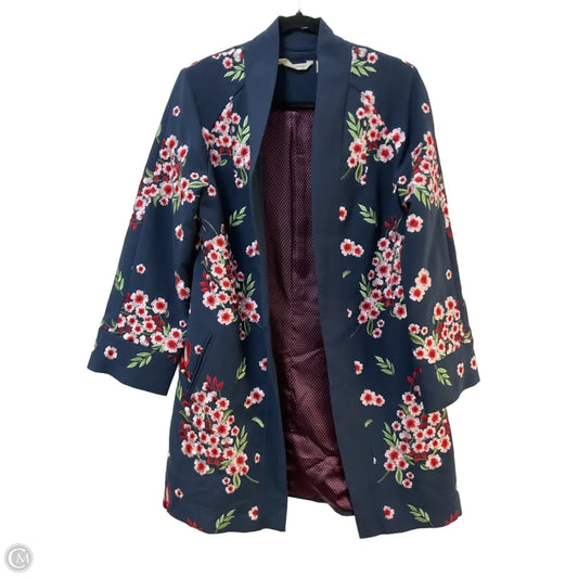 Blazer By Soft Surroundings In Blue & Red, Size: Xs