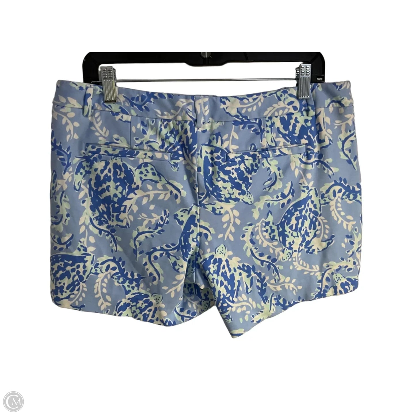 Shorts Designer By Lilly Pulitzer In Blue & White, Size: 12