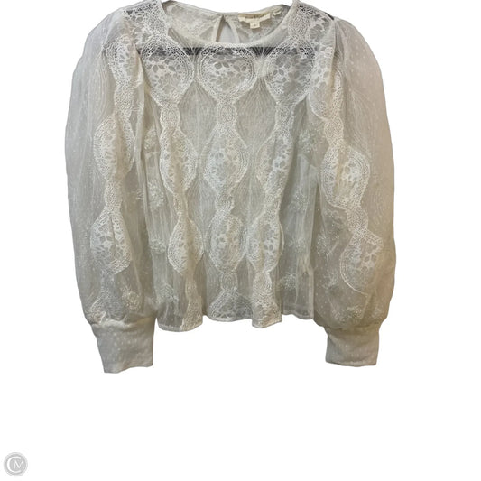 Blouse Long Sleeve By Forever That Girl In White, Size: M