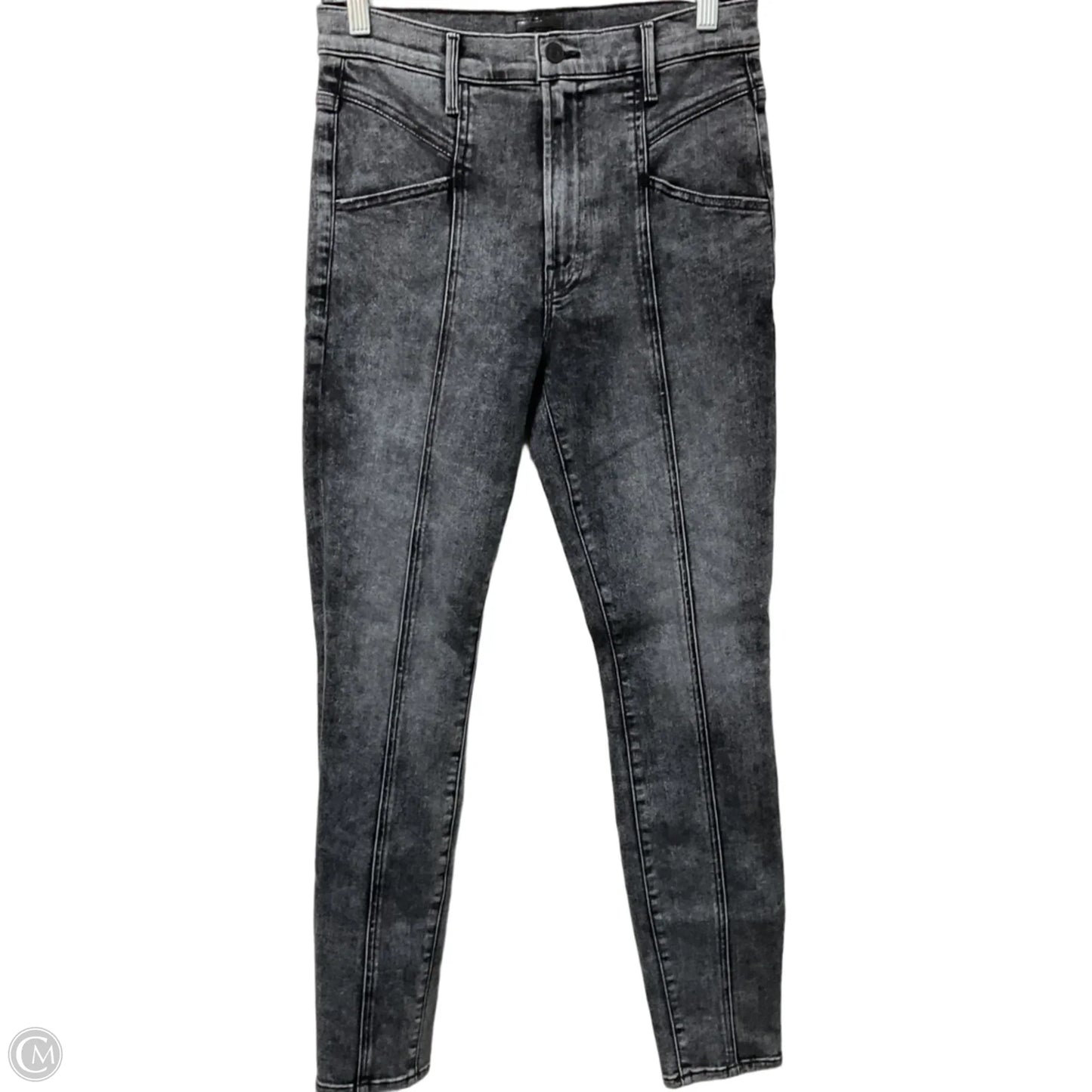 Jeans Skinny By Mother In Black Denim, Size: 6