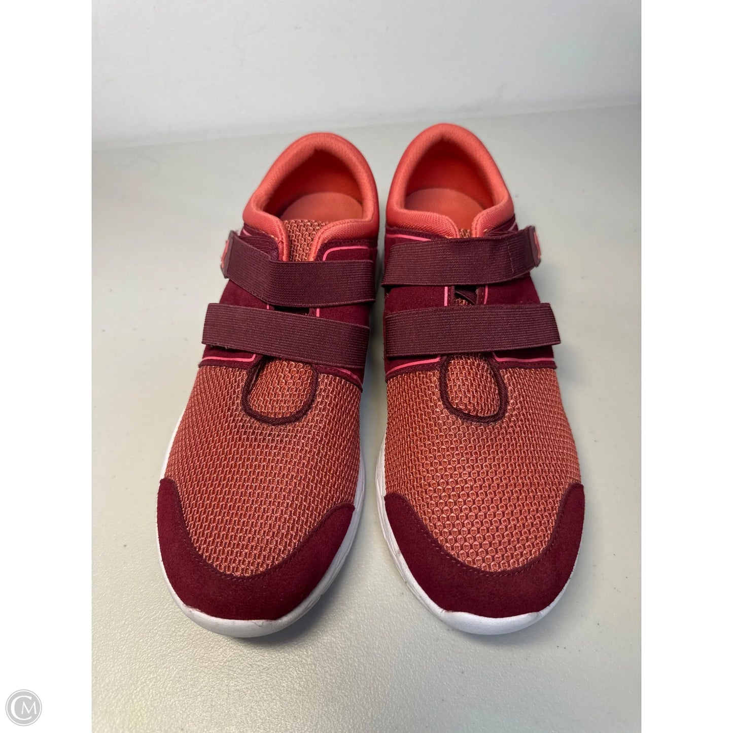 Shoes Athletic By Vionic In Maroon, Size: 10