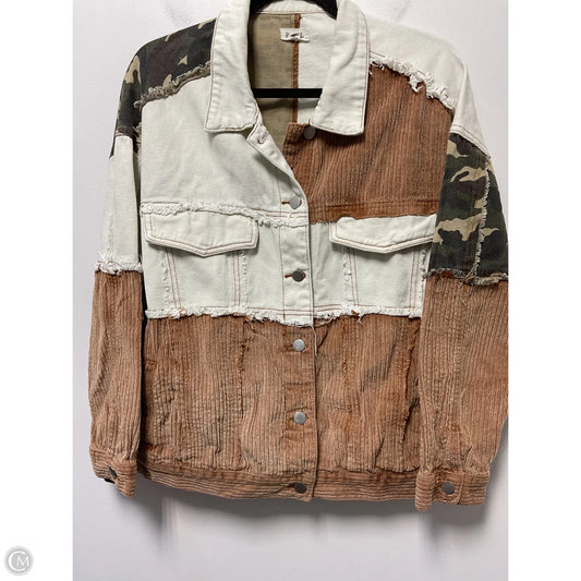 Jacket Other By Pol In Cream & Tan, Size: M