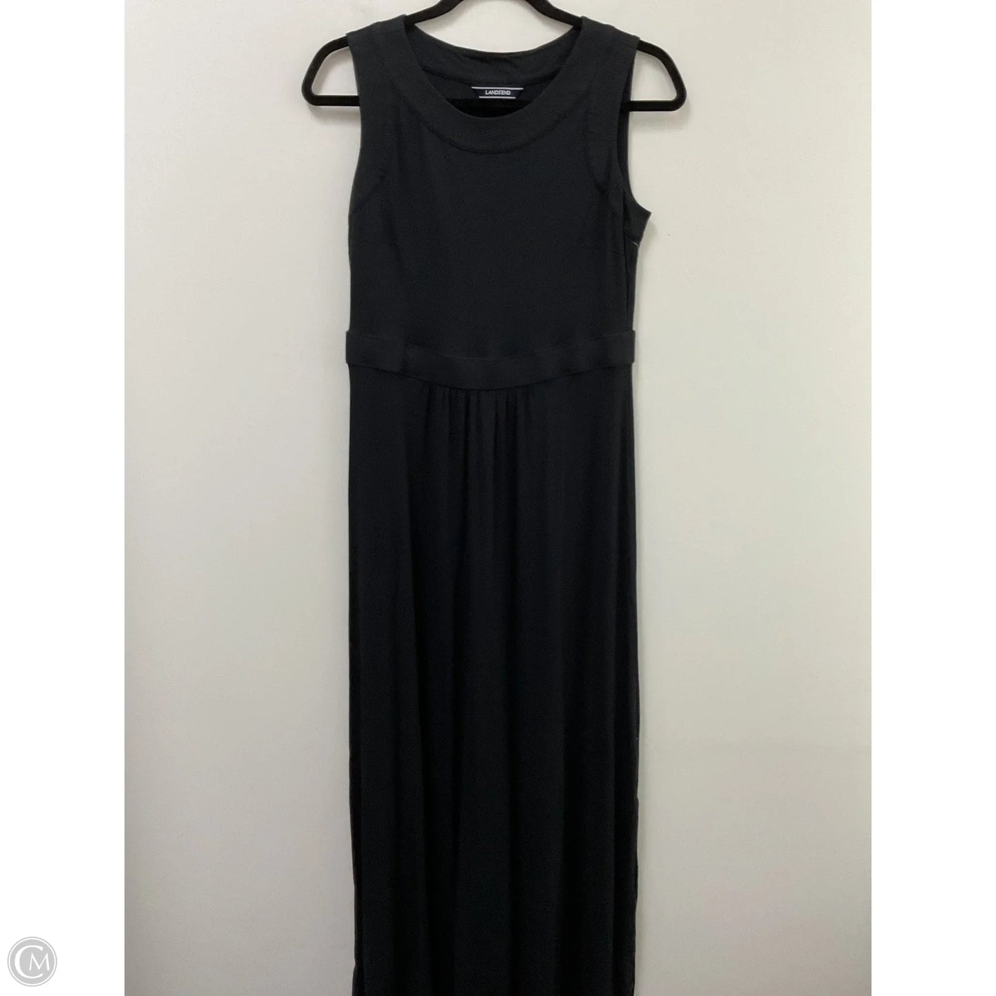 Dress Casual Maxi By Lands End In Black, Size: Xs