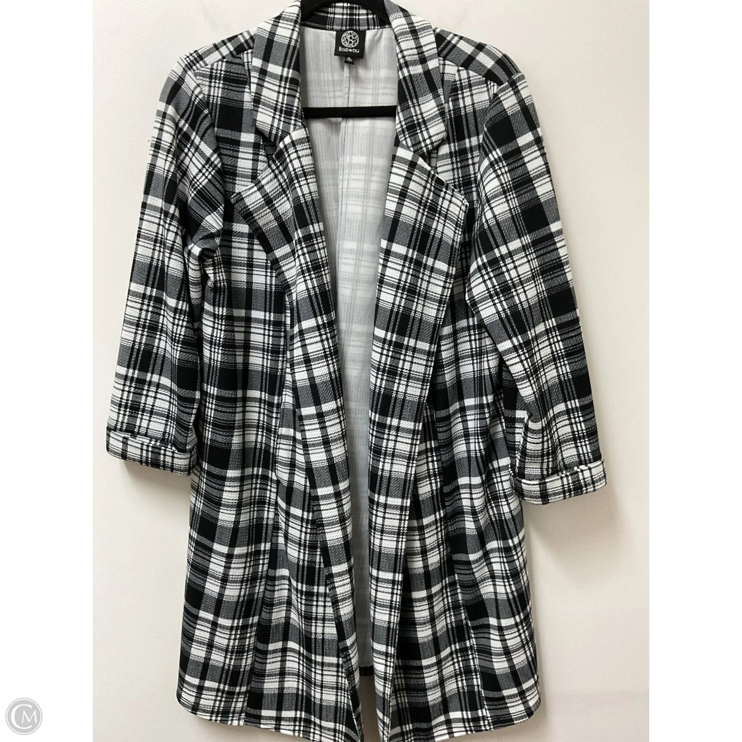 Jacket Other By Bobeau In Plaid Pattern, Size: Xl