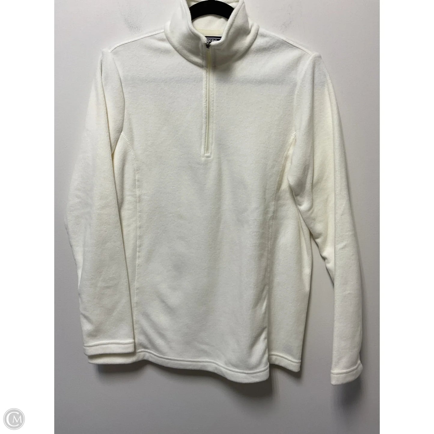 Athletic Fleece By Lands End In Cream, Size: S