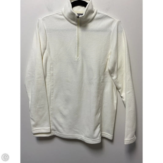 Athletic Fleece By Lands End In Cream, Size: S