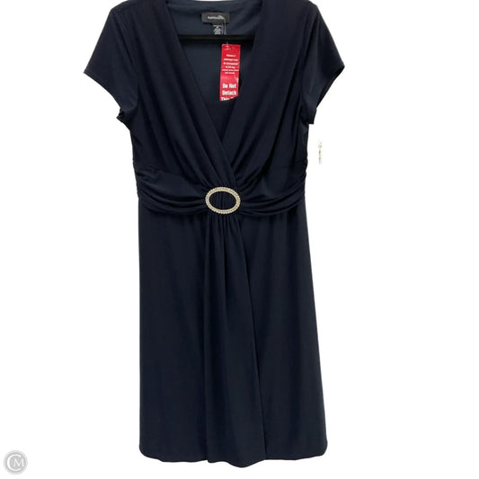 Dress Party Midi By R And M Richards In Navy, Size: Xl