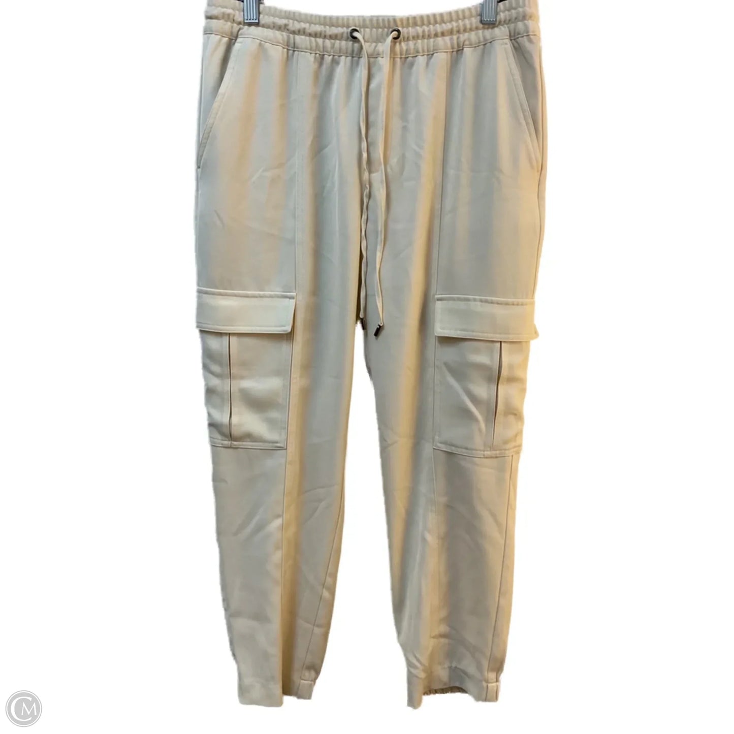 Athletic Pants By Banana Republic In Cream, Size: M