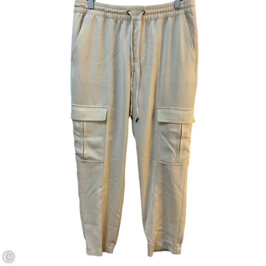 Athletic Pants By Banana Republic In Cream, Size: M
