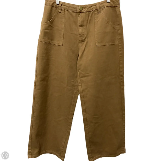 Pants Wide Leg By Altard State In Brown, Size: Xl
