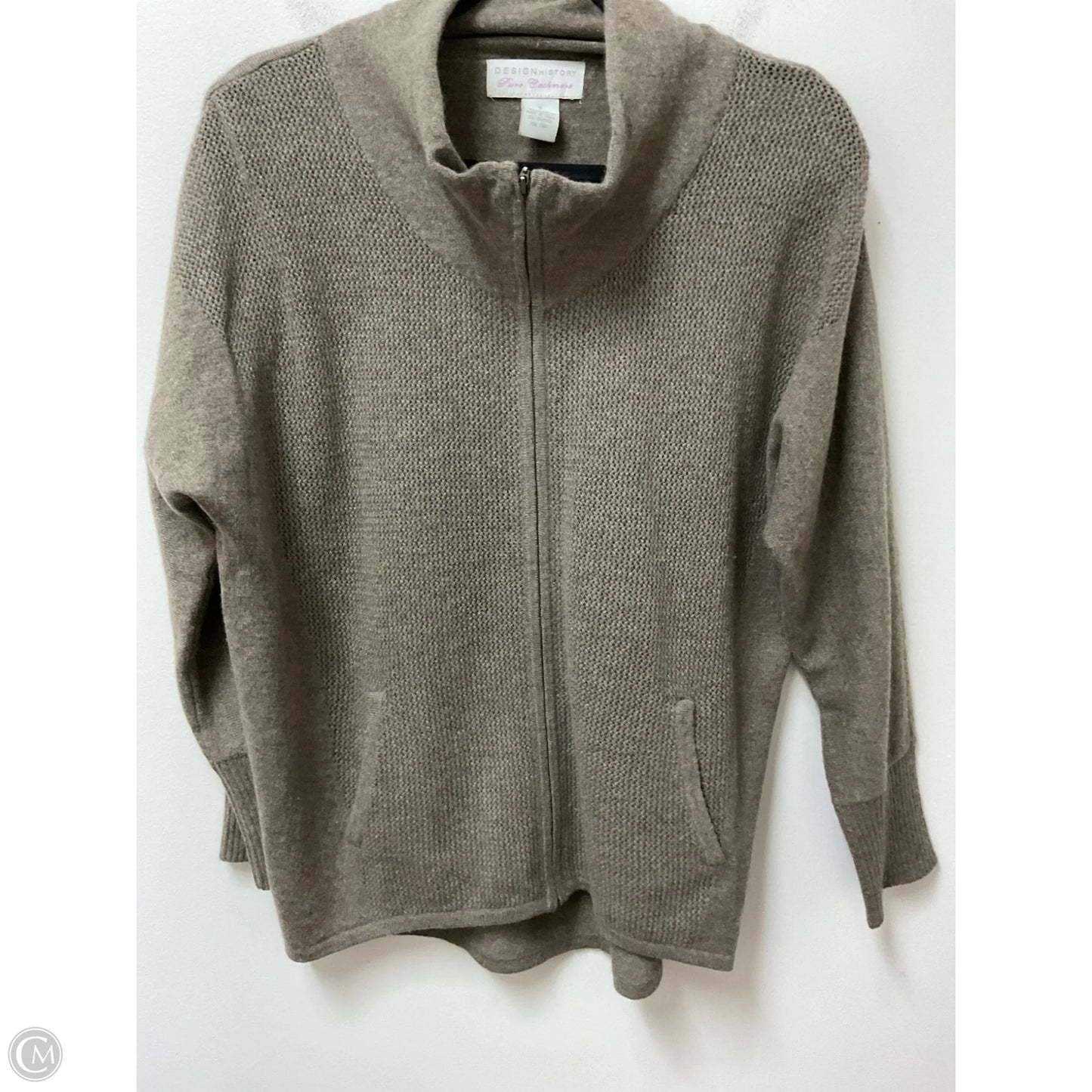 Sweater Cardigan Cashmere By Design History In Brown, Size: S