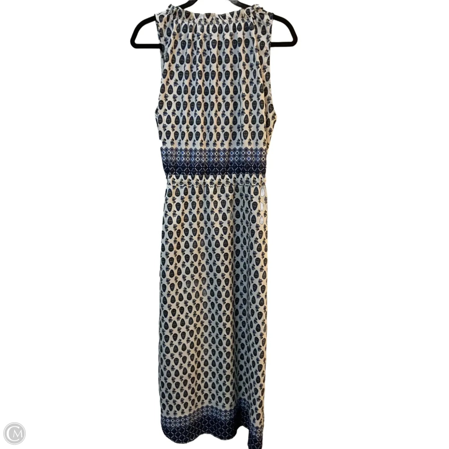 Dress Designer By Misa In Blue & White, Size: M