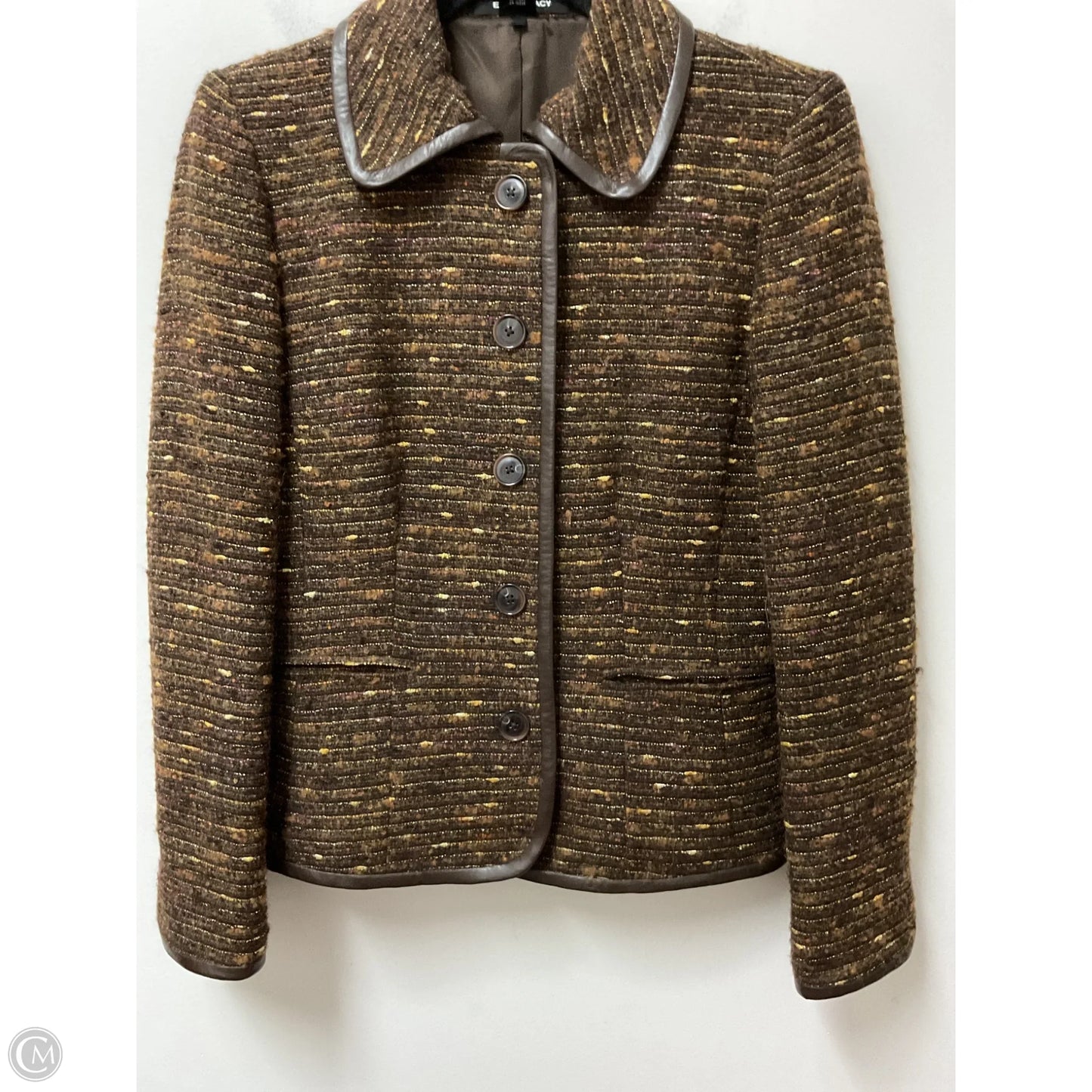 Blazer By Ellen Tracy In Brown, Size: S