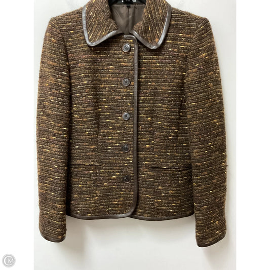 Blazer By Ellen Tracy In Brown, Size: S