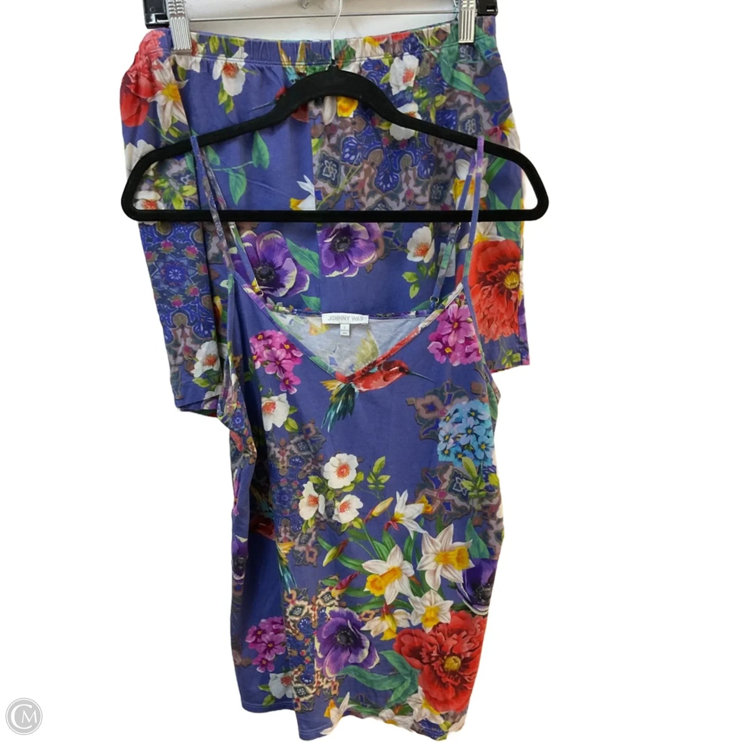 Lounge Set Shorts By Johnny Was In Floral Print, Size: L