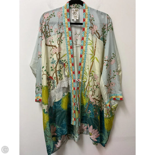 Kimono By Johnny Was In Floral Print, Size: M