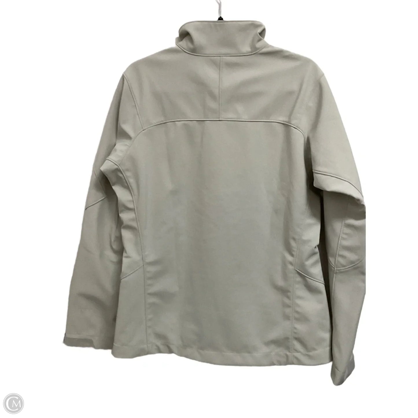 Jacket Windbreaker By Patagonia In Beige, Size: L